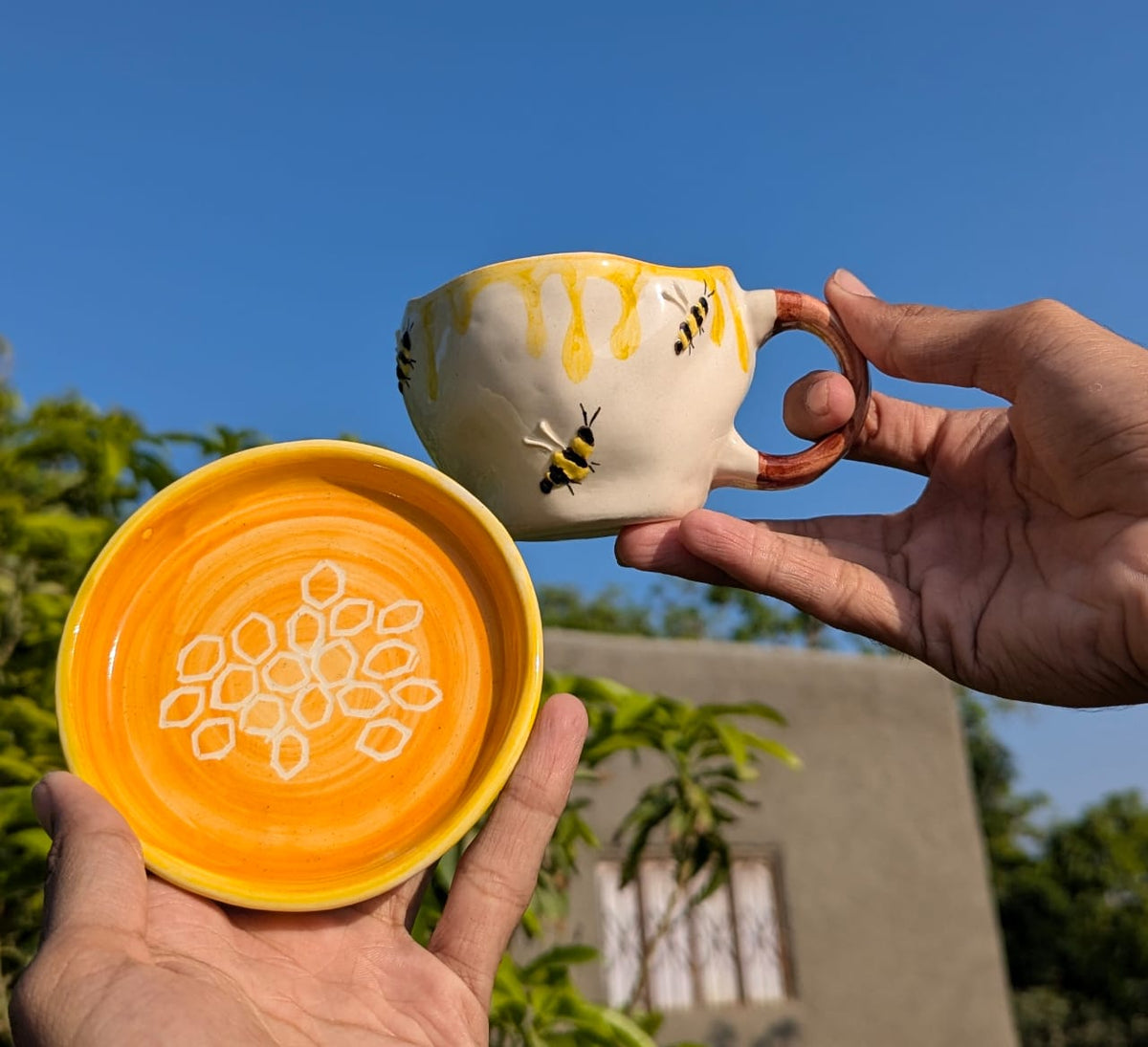 The Honey Drizzle Mug Set