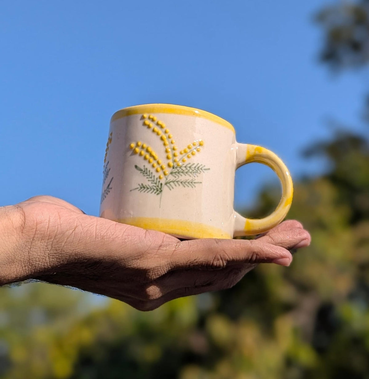 The Golden Buds Mug Set