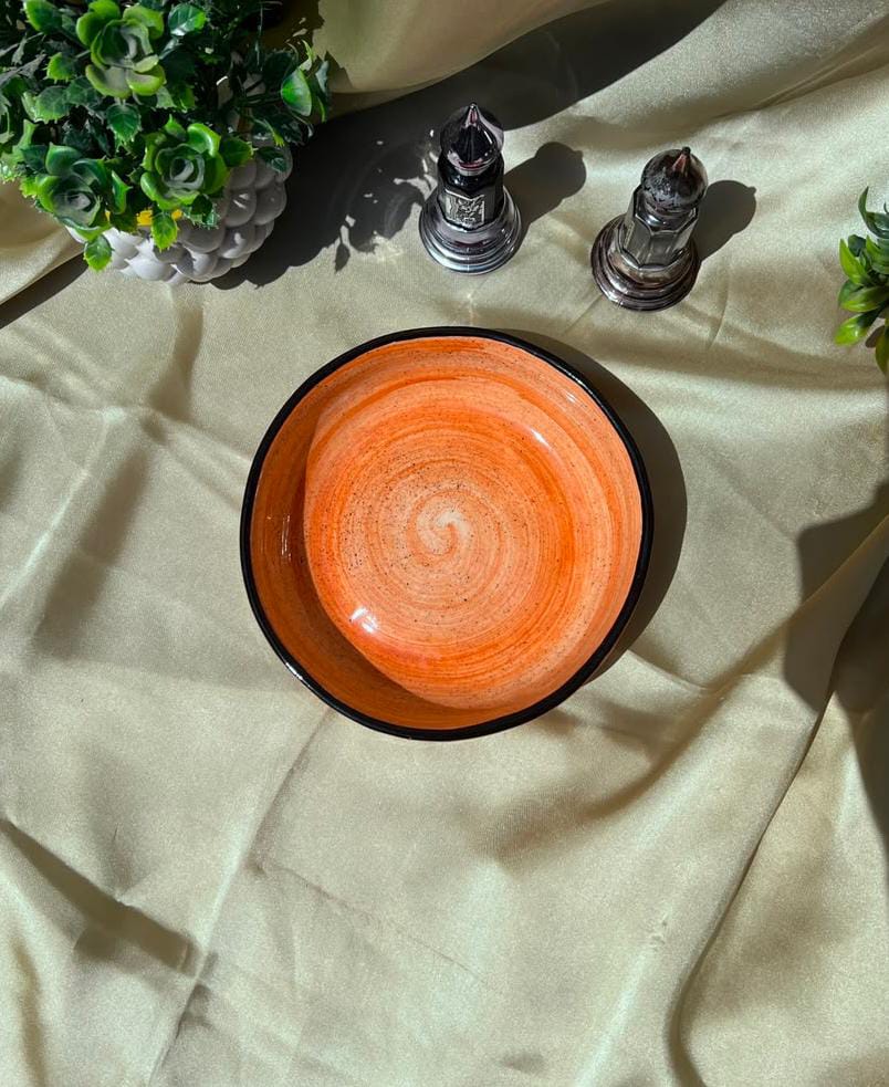 The Saffron Swirl Bowl