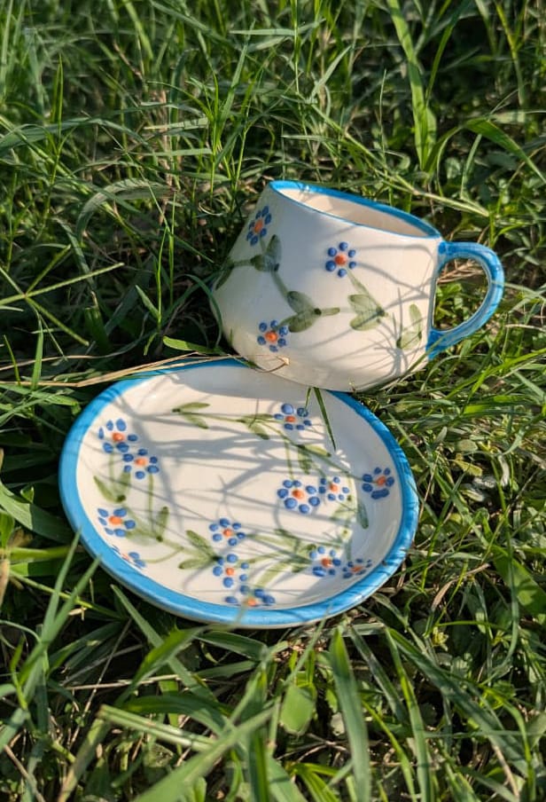 The Blue Blossom Mug Set