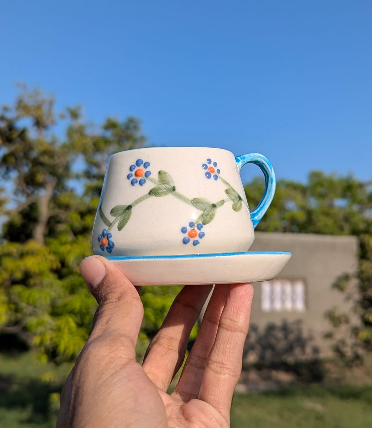 The Blue Blossom Mug Set