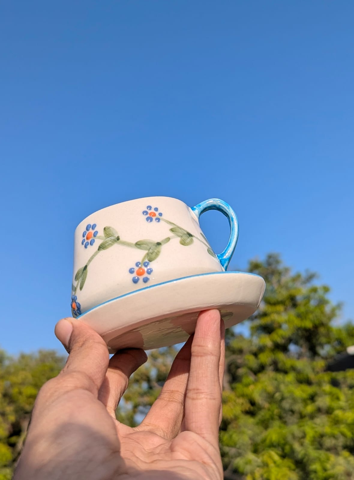 The Blue Blossom Mug Set