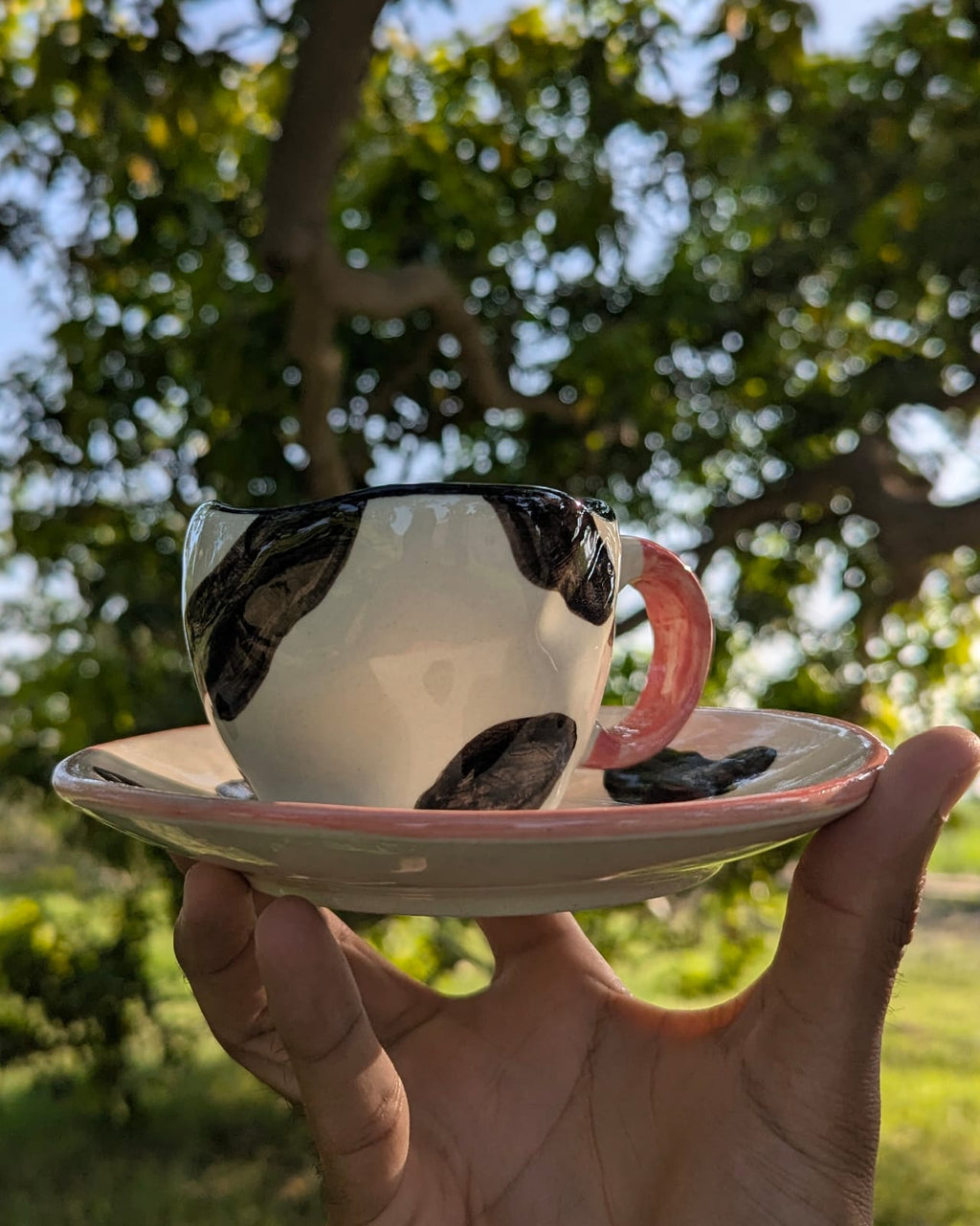 The Milk and Cookies Ceramic Set.