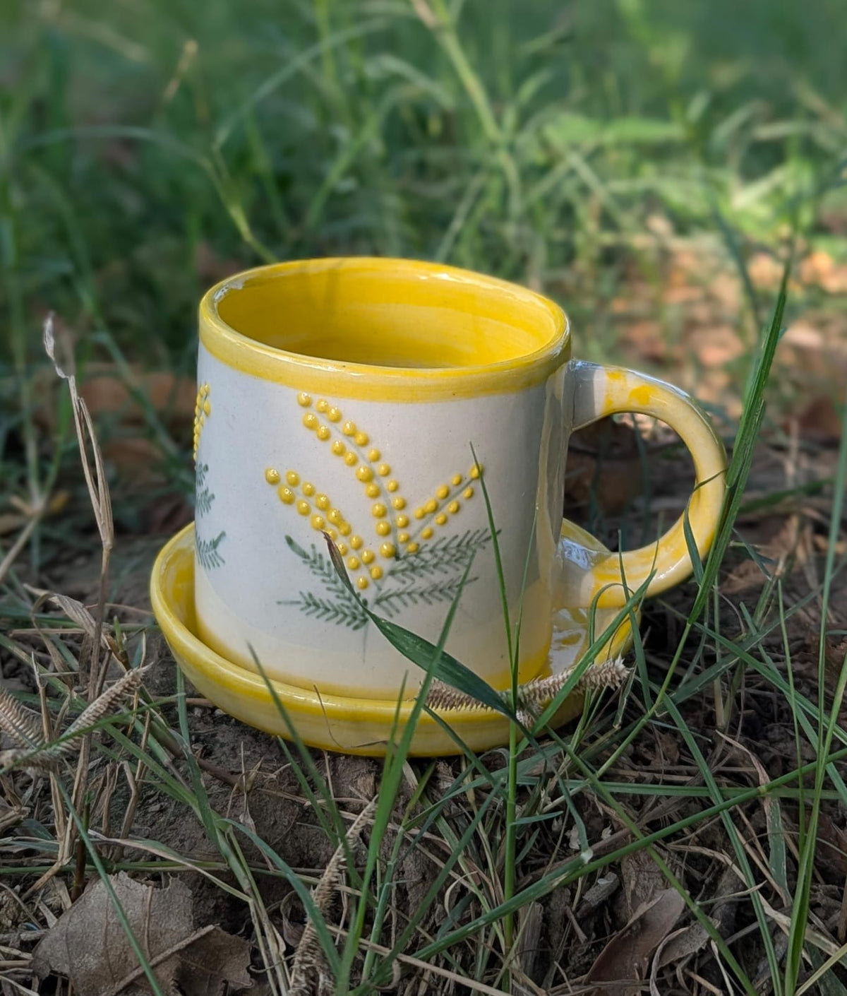 The Golden Buds Mug Set