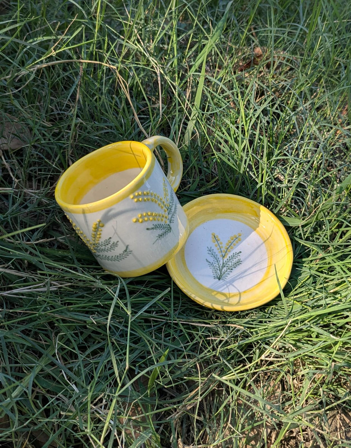 The Golden Buds Mug Set