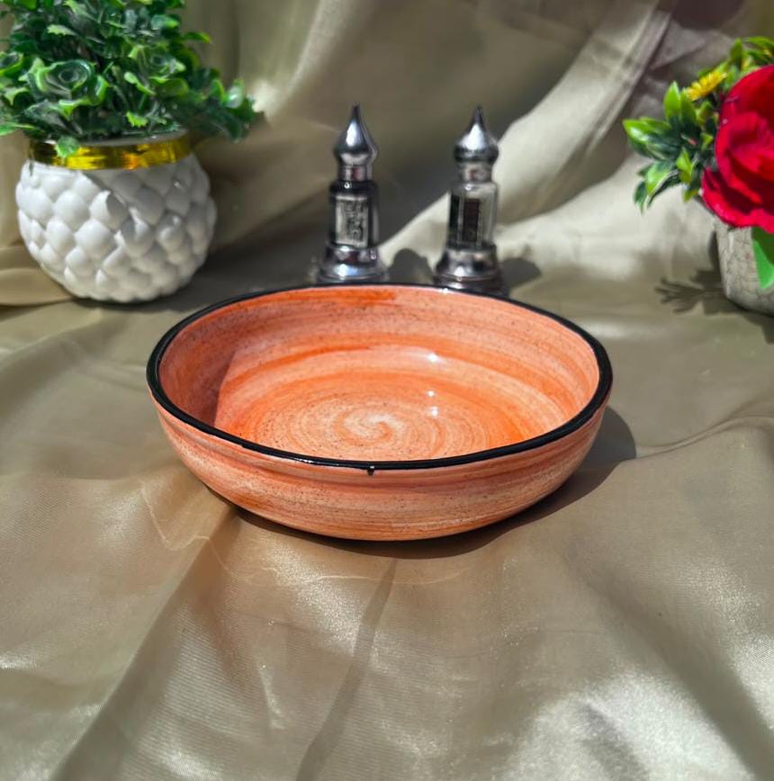 The Saffron Swirl Bowl
