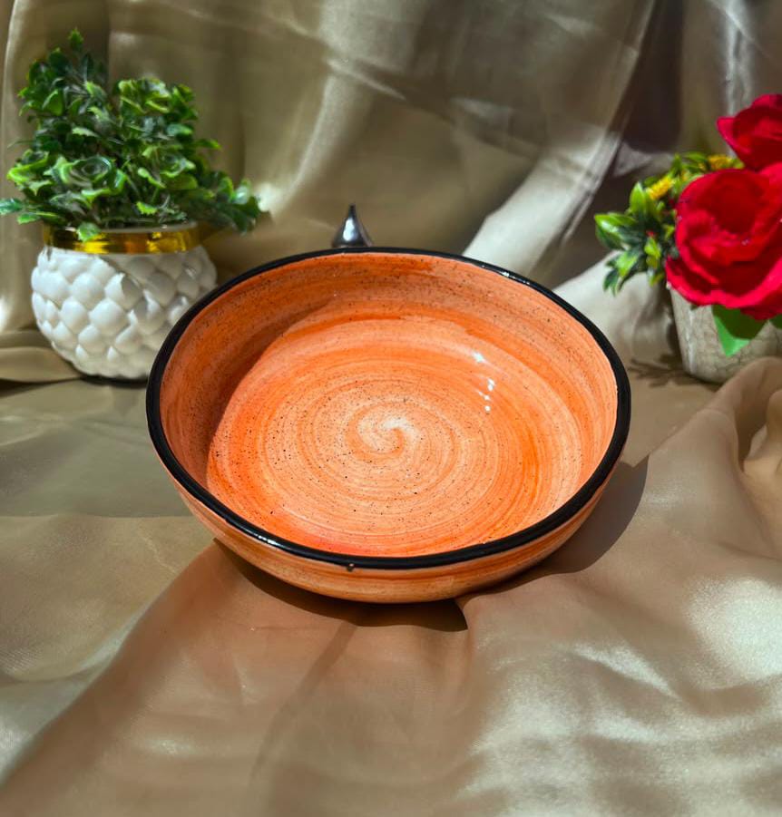 The Saffron Swirl Bowl