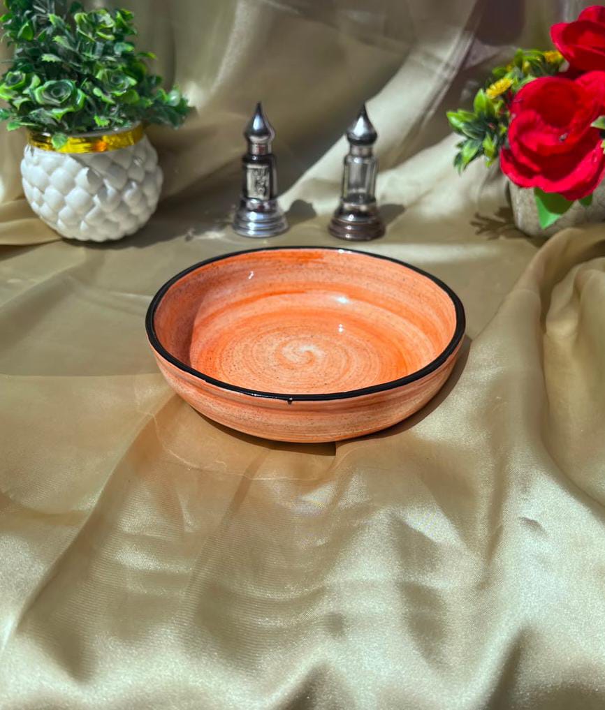 The Saffron Swirl Bowl