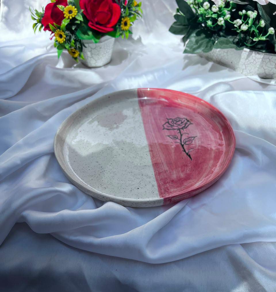 The Blushing Rose Plate