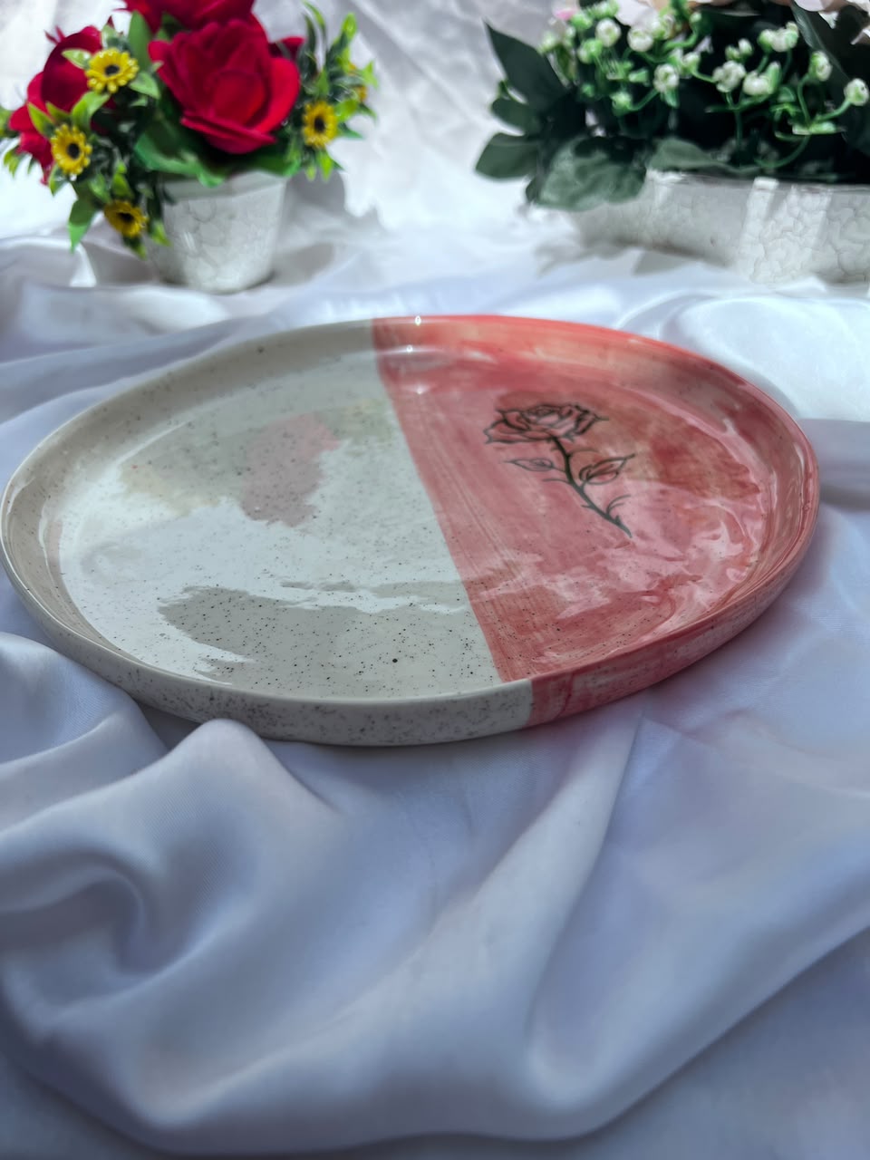 The Blushing Rose Plate