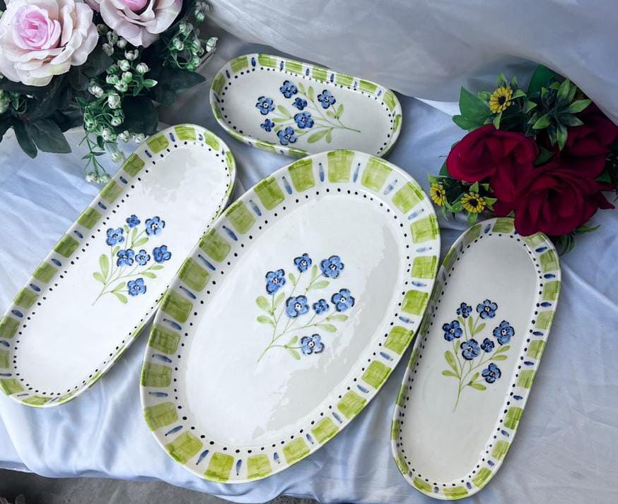 The Olive &amp; Indigo serving set