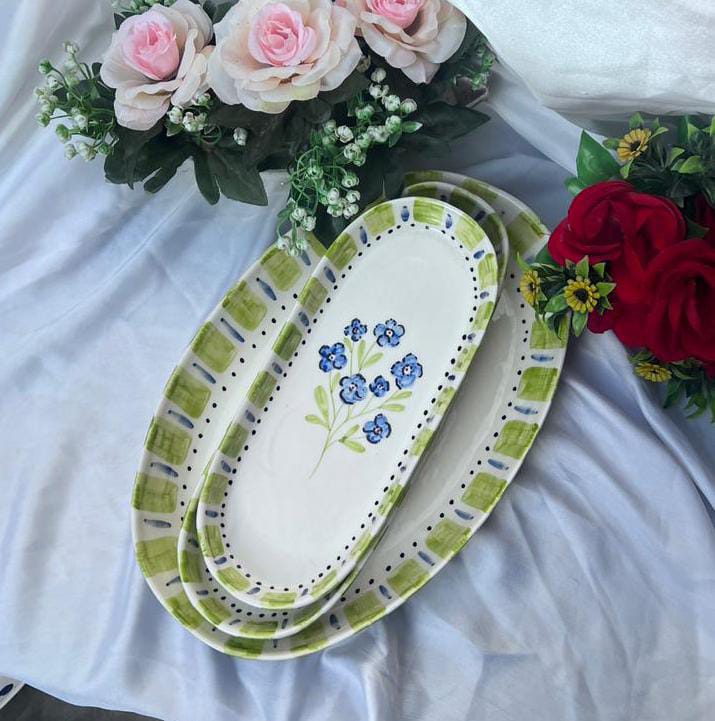 The Olive &amp; Indigo serving set